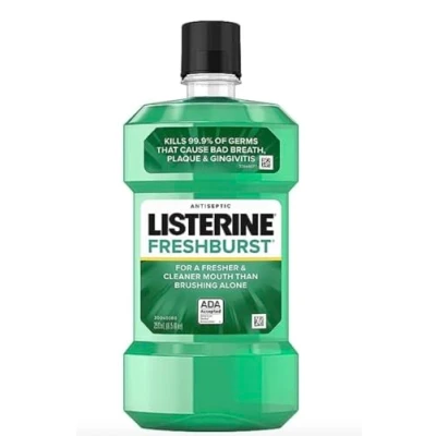 Image of Listerine Antiseptic Mouthwash, Fresh Burst 250 Ml (Pack Of 3)