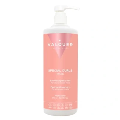 Image of Valquer Professional Special Curl Mask for Curly Hair, Sulfate Free, Salt Vegan Shampoo Girl Method, Up to 96% Natural Origin (1000ml)