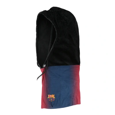 Image of Buff Unisex Barça 14000 fleece hood and neck warmer Black One Size