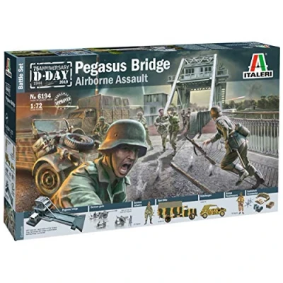 Image of Italeri ITA6194 Pegasus Bridge Model kit, Brown