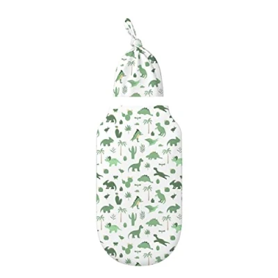 Image of XVBCDFG Green Dinosaurs Baby Swaddle Blanket Newborns Receiving Blankets Cute Newborn Sleep Sack Stuff