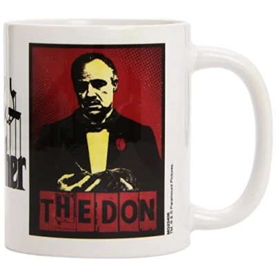 Image of &quot;The Godfather (The Don)&quot; Official Boxed Ceramic Coffee/Tea Mug, Multi Colour, 10 oz/284 ml