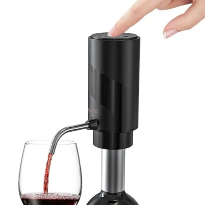 Image of AIKARO Electric Wine Aerator Pourer Automatic Electronic Decanter, Rechargeable