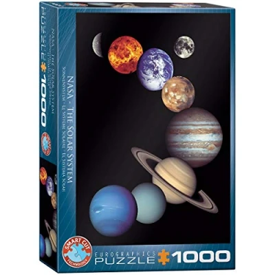 Image of Eurographics 6000 0100 NASA The Solar System Puzzle, Various, 48 x 68 cm
