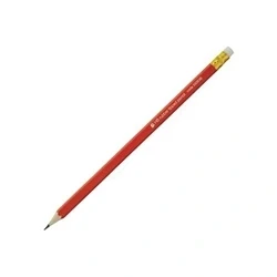 Image of 5 Star Pencil with Eraser HB Red Barrel Pack of 12