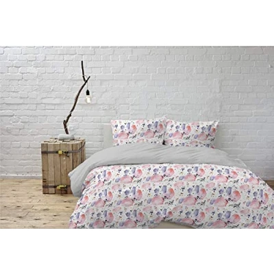 Image of Italian Bed Linen “ Watercolor Duvet Cover Set, WT14, Double