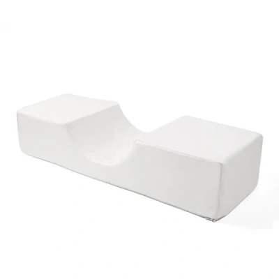 Image of ausuky Eyelash Extension Special Pillow Grafted Salon Lash U Shaped Shelf Pads (White Leather)