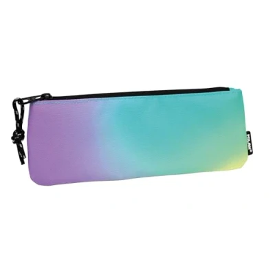Image of Sunset Small Flat Pencil Case, Green MILAN®