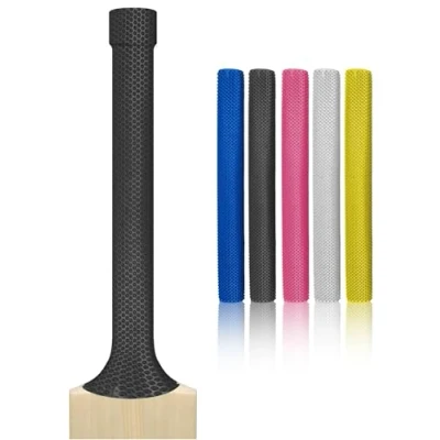 Image of ND Sports Cricket Bat Grips Premium Rubber Grip Tape for Maximum Hold &amp; Shock Absorption 4 Styles Multi Color Pack of 1 Durable (Octopus, 5)