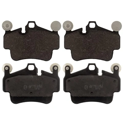 Image of 99735193903, 99735193904, 99735193905, 99735193906 Brake pad set BLUE PRINT ADV184284 prepared for wear indicator PORSCHE: 911 Coupe, Boxster, Cayman
