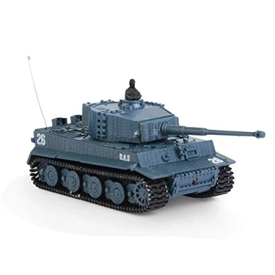 Image of RC Tank Toy, 1/72 Scale 4 Channels Remote Control Toy High Simulated Mini Suitable for Children Gift