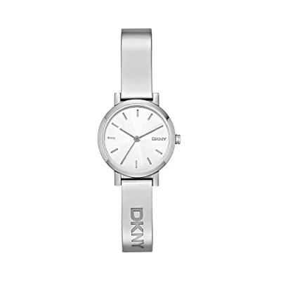 Image of DKNY Watch for Women Soho, Three Hand movement, 24mm Silver Stainless Steel case with a strap, NY2306