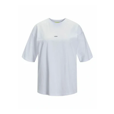 Image of JJXX Jxandrea SS Loose Every LOGO TEE NOOS Basic Tshirt, Women&#039;s, Size: XS, Bright white