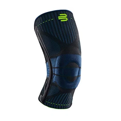Image of Bauerfeind 1 Unisex Knee Sports Support, Can be Worn on Left and Right for Ball Athletics Support Silicone Ring