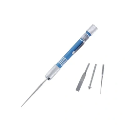 Image of Modelcraft Jeweltool Diamond Reamer and File Set, Silver, blue
