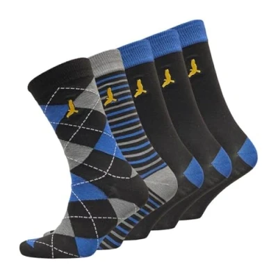 Image of Brave Soul Combo 5 Pack Socks Navy
