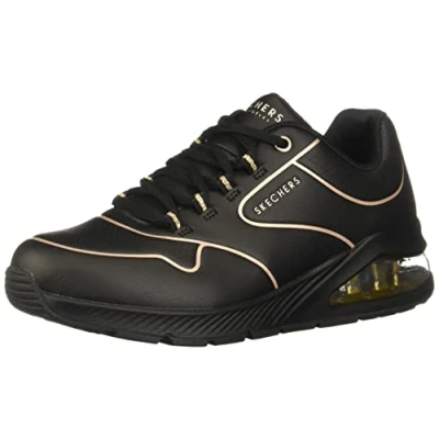 Image of Skechers Women&#039;s Uno 2 Sneaker, Black, 3 UK
