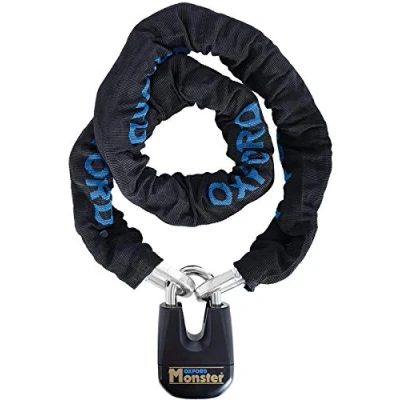 Image of Oxford Monster 1.2m Chain &amp; Padlock 12mm