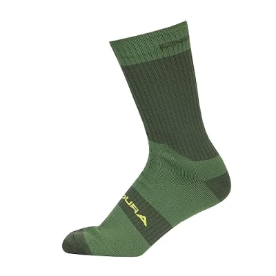 Image of Endura Men&#039;s Hummvee Waterproof II Socks, Forest Green, L XL