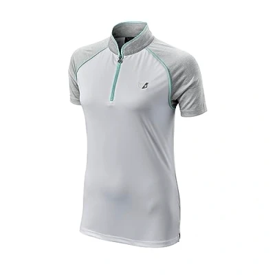 Image of Wilson Staff Women&#039;s Golf Polo Shirt, Scalloped Collar Polo, Short sleeve, Polyester