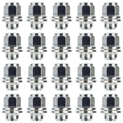 Image of Ellis Excellence Set of 20 M12 x 1.25 Flat Seated Alloy Wheel Nuts, Suitable for Nissan Vehicles