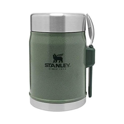 Image of Stanley The Legendary Food Jar + Spork 14oz Hammertone Green