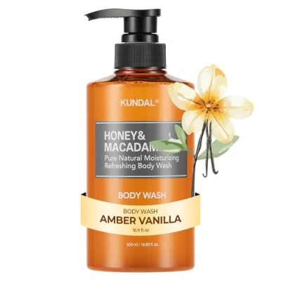Image of [KUNDAL] Pure Body Wash 500ml (Amber Vanilla)