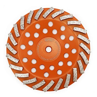 Image of BGTEC Diamond Turbo Row Grinding Cup Wheel for Marble Concrete Masonry 180MM