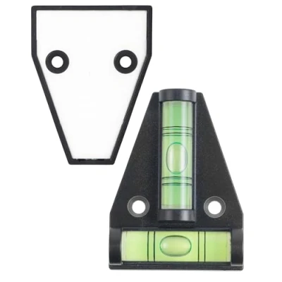 Image of Magnetic spirit Level, Pack of 2, Handy Small Cross Level for Camper, with Magnet, Mobilehome, Two way Motor Home, Caravan Levelling Ramp, Car Camping Accessories, Mini