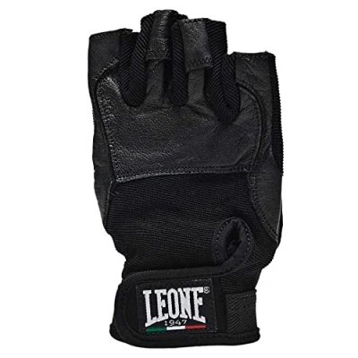 Image of LEONE 1947, Gym Gloves, Unisex Adult, Black, S, AB713