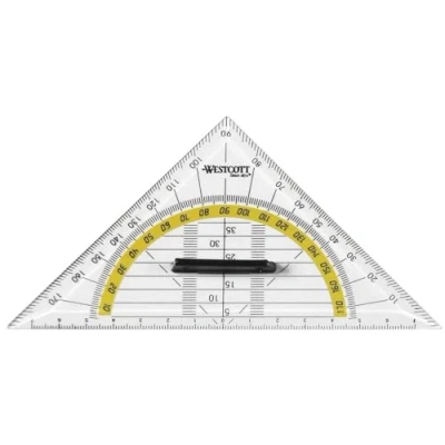 Image of WESTCOTT E 10133 BP Set Square 16 cm with Handle