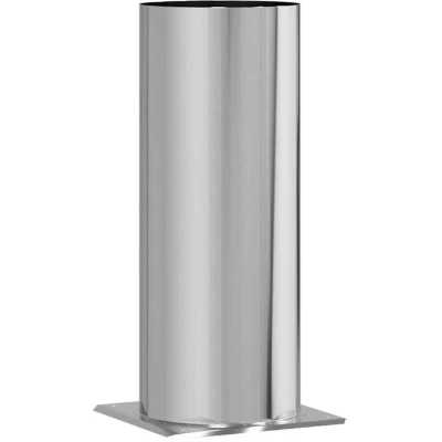Image of vidaXL Chimney Head Extension Silver 31 x 50 cm Stainless Steel