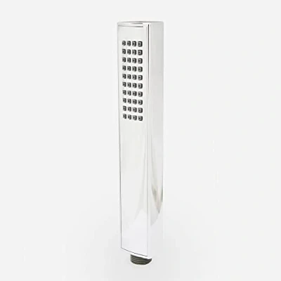 Image of Bathroom Minimalist Modern Rectangular Shower Handset Chrome
