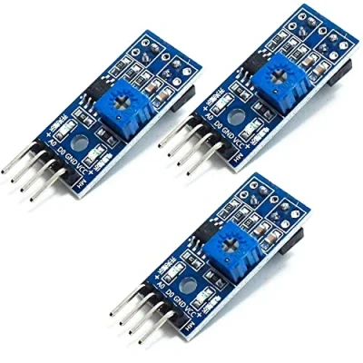 Image of AZDelivery TCRT5000 IR Infrared Line Follower Obstacle Avoidance Module compatible with Arduino Including E Book!
