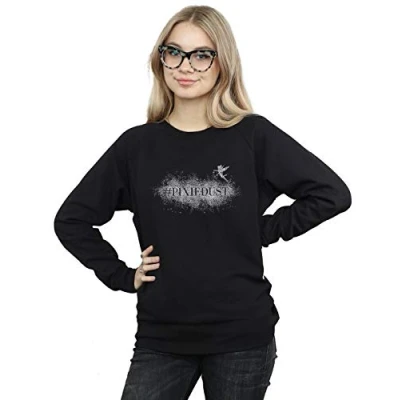 Image of Disney Pixie Dust women&#039;s Sweatshirt in Black