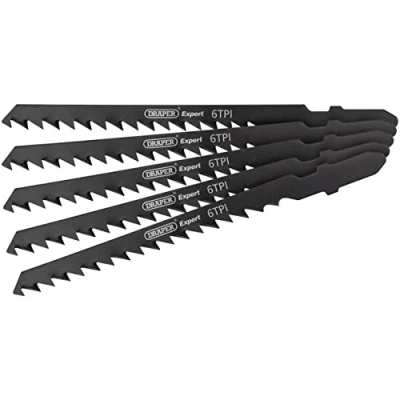 Image of Draper DT244D Jigsaw Blade Set, 100mm (5 Piece)