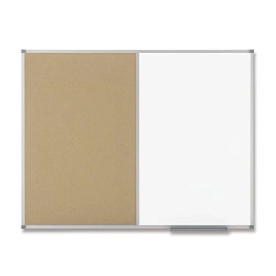 Image of Nobo Elipse Combination Board Drywipe and Cork W1200xH900mm