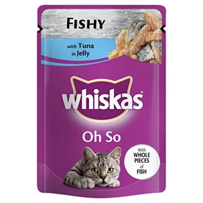 Image of Whiskas Tuna in Jelly Pouch 85g Case of 28