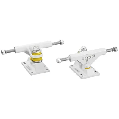 Image of Ridge Skateboards Big Brother Cruiser Skateboard Trucks White, 4 27 Inch