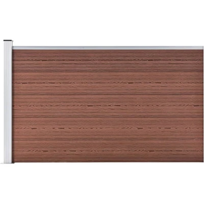 Image of Gartenzaun WPC 175x105 cm Braun