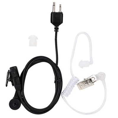 Image of 2 pin Walkie Talkie Headset, Two Way Radio In ear Earpiece PTT MIC for ICOM Models Talkies, IC F3011/ F4011/ F4001/ F1000/ F2000/ F3210D/ F3230D/ T70A/ V80/ F3G/ F4G etc