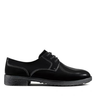Image of Clarks Women&#039;s Griffin Lane Derbys, Black Patent, 4.5 UK