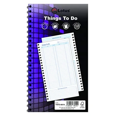 Image of Things to Do Today Pad Spiral Bound Perforated Pages Appointments Time, Notes &amp; Graph THITD 8019 (1 Pad)