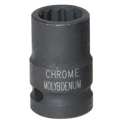Image of KS Tools 515.0922 1/2&quot; 12 point impact socket, short, 22mm