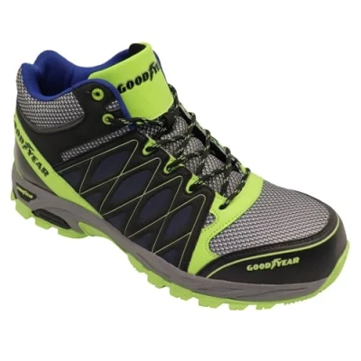 Image of Goodyear Men&#039;s Metal Free Composite Toe &amp; Midsole Safety Trainers, Multicolor, 10 UK
