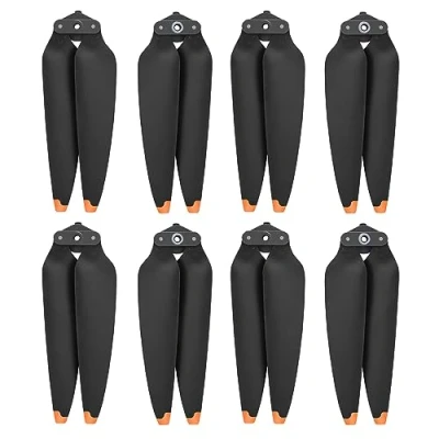 Image of Craznick 8 pcs Propellers for DJI Air 3/3S Replacement Prop Blades Spare Propeller Blade Quick Release Low Noise 8747F Wings Drone Accessories Orange Tips
