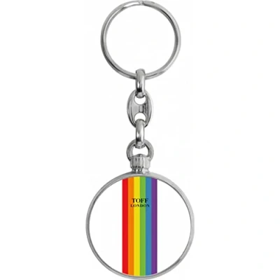Image of Toff London Pride Linear Keyring