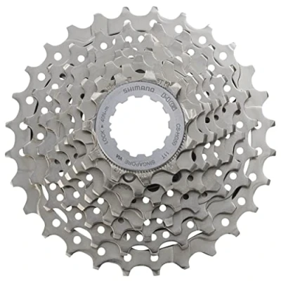 Image of Shimano HG50 8 Speed Cassette Silver, 11 32 Teeth