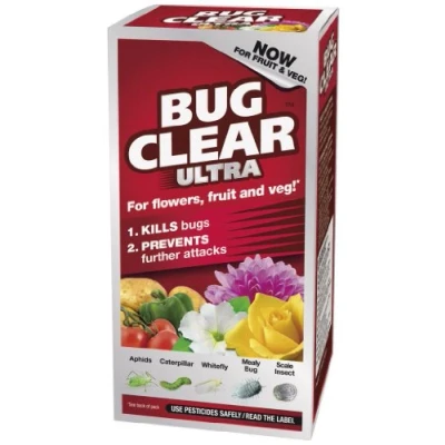 Image of Bugclear Ultra Concentrate 200Ml For Fruit &amp; Veg Greenfly Whitefly Aphids Killer