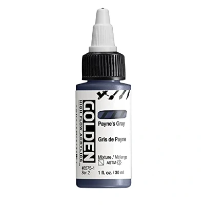 Image of Golden : High Flow Acrylic Paint 30ml (1oz): Payne&#039;s Gray S2